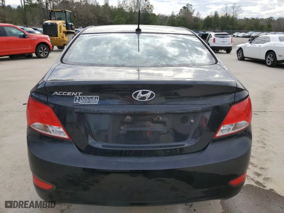 2016 Hyundai Accent SE with VIN KMHCT4AE0GU092358, listed as a Copart auction lot 43359565 with 130,754 mi miles and Salvage Title. Bid and sale history available at carsss.com. Image 6.