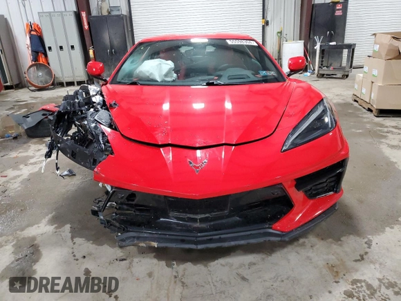 2020 Chevrolet Corvette 2LT with VIN 1G1Y72D41L5119344, listed as a Copart auction lot 55598304 with 0 mi miles and Salvage Title. Bid and sale history available at carsss.com. Image 5.