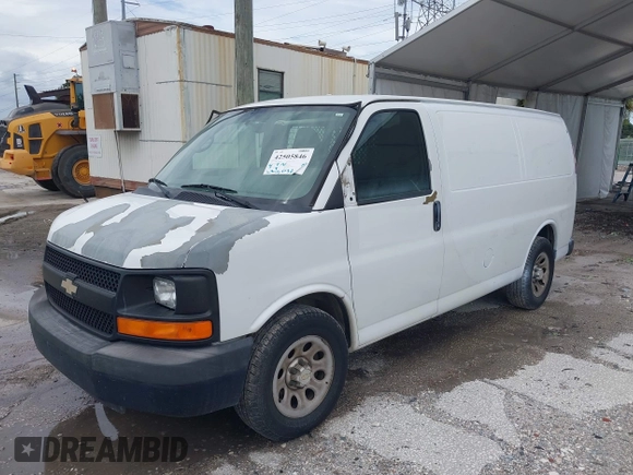 2012 Chevrolet Express Cargo with VIN 1GCSGAFX1C1138823, listed as a IAAI auction lot 42505846 with 226,032 mi miles and . Bid and sale history available at DreamBid. Image 20.