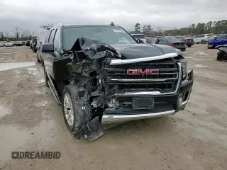 2022 GMC Yukon XL SLT with VIN 1GKS2GKDXNR209507, listed as a Copart auction lot 45223455 with 112,316 mi miles and Salvage Title. Bid and sale history available at carsss.com. Image 12.