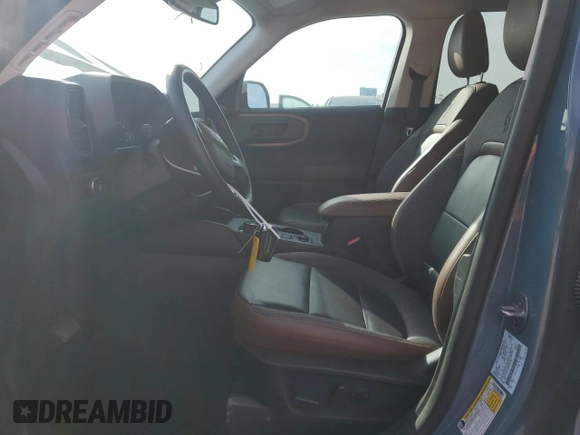 2023 Ford Bronco Sport Outer Banks with VIN 3FMCR9C69PRE09160, listed as a Copart auction lot 52485115 with 38,032 mi miles and Salvage title. Bid and sale history available at DreamBid. Image 7.