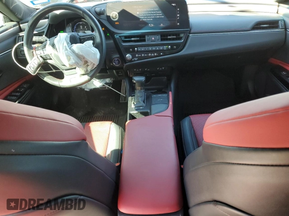 2022 Lexus ES 300h F Sport with VIN 58AGA1C1XNU015664, listed as a Copart auction lot 48647905 with 24,173 mi miles and Salvage title. Bid and sale history available at DreamBid. Image 8.
