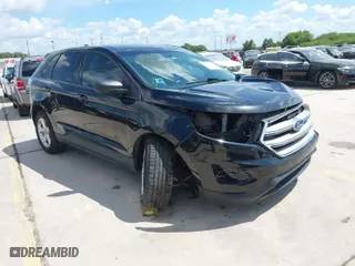 2015 Ford Edge SE with VIN 2FMTK3G99FBC33374, listed as a IAAI auction lot 40020092 with 185,607 mi miles. Bid and sale history available at carsss.com. Image 1.