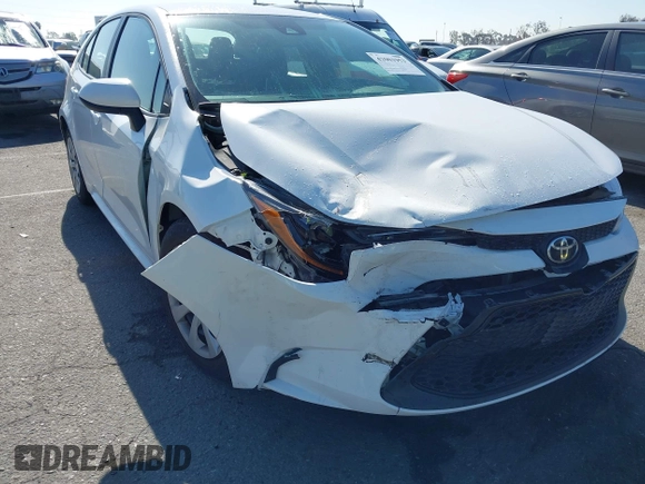 2020 Toyota Corolla LE with VIN 5YFEPRAE4LP012856, listed as a IAAI auction lot 42001953 with Not Provided miles and . Bid and sale history available at DreamBid. Image 6.