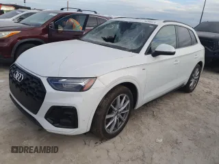 2023 Audi Q5 S line Premium Plus with VIN WA1E2AFY4P2148552, listed as a Copart auction lot 76286624 with 14,827 mi miles and Salvage title. Bid and sale history available at DreamBid. Image 1.