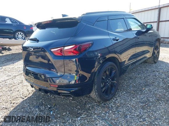 2021 Chevrolet Blazer RS with VIN 3GNKBERS3MS528240, listed as a IAAI auction lot 41215631 with 40,303 mi miles and . Bid and sale history available at DreamBid. Image 4.