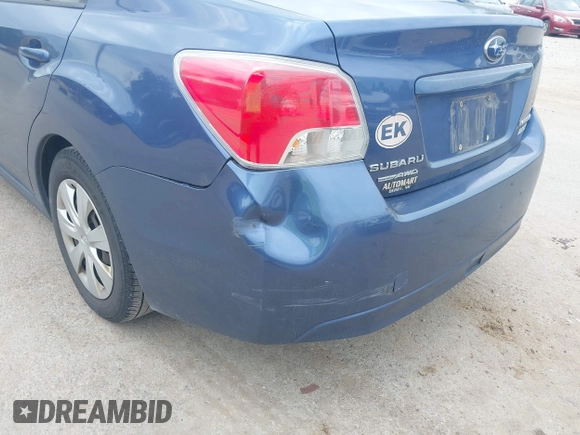2013 Subaru Impreza with VIN JF1GJAA64DH031995, listed as a IAAI auction lot 42612982 with 177,631 mi miles and . Bid and sale history available at DreamBid. Image 6.