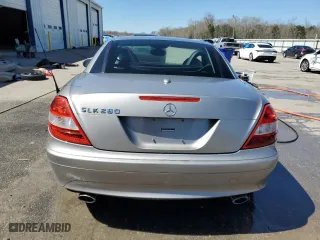 2006 Mercedes-Benz SLK-Class 3.0L with VIN WDBWK54F36F120802, listed as a Copart auction lot 49447415 with 133,291 mi miles and Salvage Title. Bid and sale history available at carsss.com. Image 6.