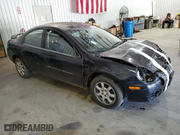 2005 Dodge Neon SXT with VIN 1B3ES56C25D123413, listed as a Copart auction lot 76778814 with 136,390 mi miles and Clean Title. Bid and sale history available at carsss.com. Image 4.