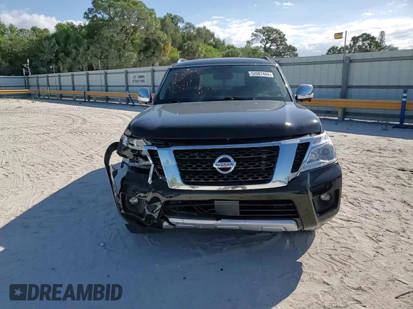 2018 Nissan Armada SL with VIN JN8AY2ND5JX001341, listed as a Copart auction lot 52087444 with 106,141 mi miles and Non Repairable. Bid and sale history available at carsss.com. Image 12.