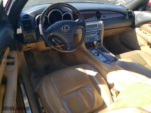 2008 Lexus SC 430 with VIN JTHFN45Y689018154, listed as a Copart auction lot 76794424 with 227,148 mi miles and Salvage Title. Bid and sale history available at carsss.com. Image 8.