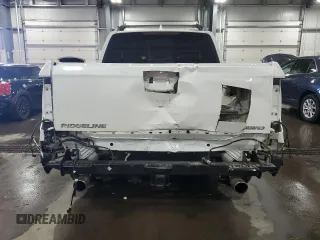 2023 Honda Ridgeline RTL with VIN 5FPYK3F56PB037672, listed as a Copart auction lot 56315435 with 26,550 mi miles and Salvage title. Bid and sale history available at DreamBid. Image 6.