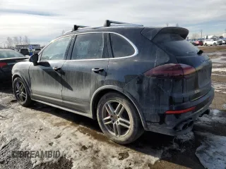 2017 Porsche Cayenne GTS with VIN WP1AD2A22HLA82424, listed as a Copart auction lot 46369454 with 117,498 mi miles and . Bid and sale history available at DreamBid. Image 2.