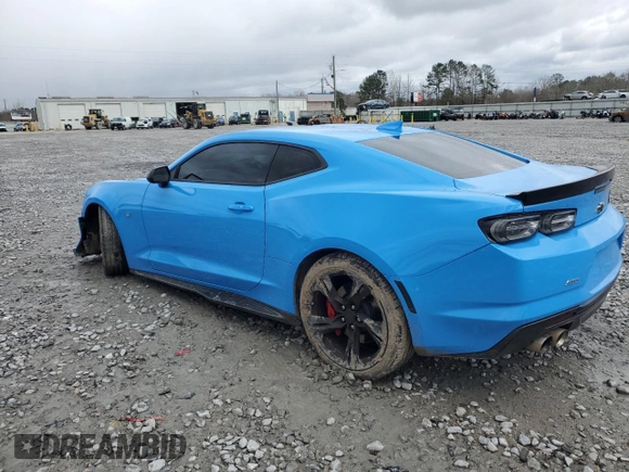 2022 Chevrolet Camaro LT1 with VIN 1G1FF1R78N0126475, listed as a Copart auction lot 87551545 with 25,430 mi miles and Salvage Title. Bid and sale history available at carsss.com. Image 2.