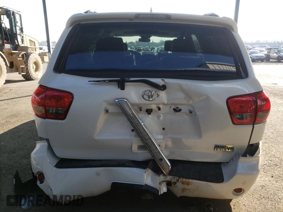 2012 Toyota Sequoia Platinum with VIN 5TDDY5G13CS065495, listed as a Copart auction lot 83325994 with 235,350 mi miles and Salvage Title. Bid and sale history available at carsss.com. Image 6.