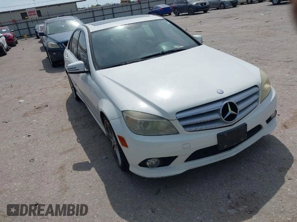2010 Mercedes-Benz C-Class C 300 Sport with VIN WDDGF5EB1AR086684, listed as a IAAI auction lot 42064398 with 206,659 mi miles. Bid and sale history available at carsss.com. Image 1.