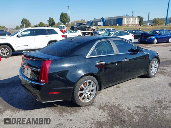 2008 Cadillac CTS AWD w/1SB with VIN 1G6DT57V280213375, listed as a IAAI auction lot 40646045 with 125,835 mi miles. Bid and sale history available at carsss.com. Image 4.