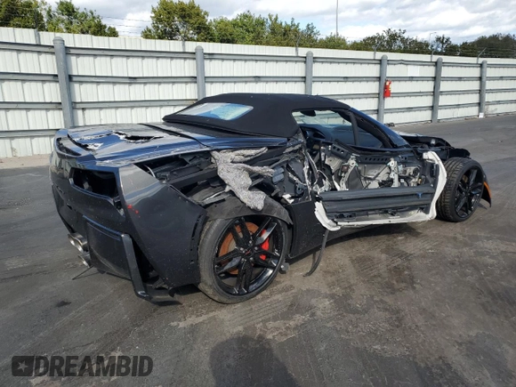 2017 Chevrolet Corvette Z51 2LT with VIN 1G1YK3D78H5111117, listed as a Copart auction lot 83783744 with 0 mi miles and Salvage Title. Bid and sale history available at carsss.com. Image 3.