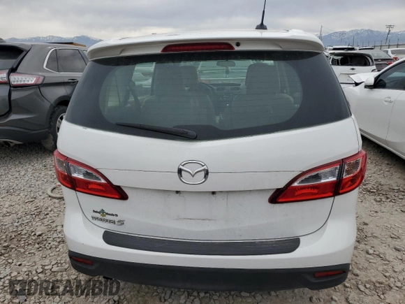 2012 Mazda 5 Touring with VIN JM1CW2CL2C0113997, listed as a Copart auction lot 54355345 with 126,267 mi miles and Salvage Title. Bid and sale history available at DreamBid. Image 6.