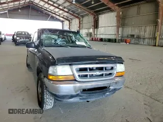 2000 Ford Ranger XL with VIN 1FTYR14V7YTA80976, listed as a Copart auction lot 83886484 with 224,594 mi miles and Salvage Title. Bid and sale history available at carsss.com. Image 10.