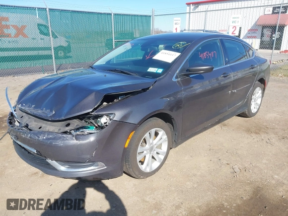 2016 Chrysler 200 Limited with VIN 1C3CCCAB3GN191923, listed as a IAAI auction lot 41854117 with 115,936 mi miles and . Bid and sale history available at DreamBid. Image 2.