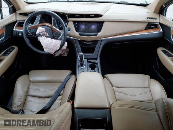 2017 Cadillac XT5 Platinum AWD with VIN 1GYKNFRS7HZ100180, listed as a Copart auction lot 85314924 with 52,093 mi miles and Salvage Title. Bid and sale history available at DreamBid. Image 8.