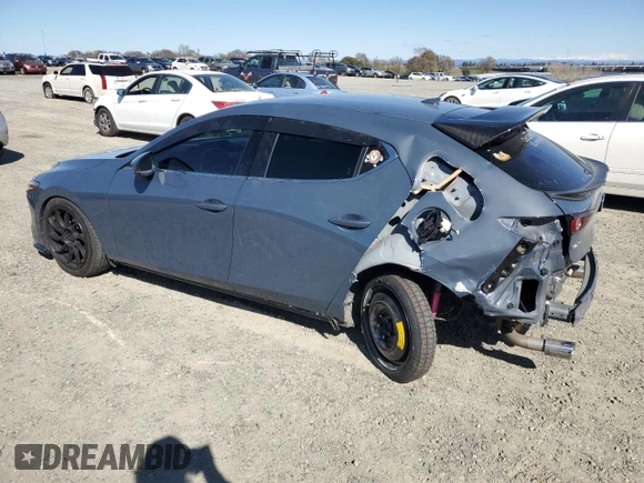 2022 Mazda Mazda3 Hatchback Premium with VIN JM1BPAML3N1501092, listed as a Copart auction lot 48349425 with 50,485 mi miles and Salvage Title. Bid and sale history available at carsss.com. Image 2.