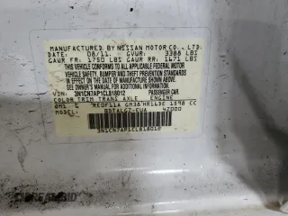 2012 Nissan Versa SV z VIN 3N1CN7AP1CL818012, wystawiony jako Copart lot #52804225 z przebiegiem 194 070 mil mil oraz Szkoda całkowita • Salvage title. Historia ofert i sprzedaży dostępna na DreamBid. Obrazek 13.