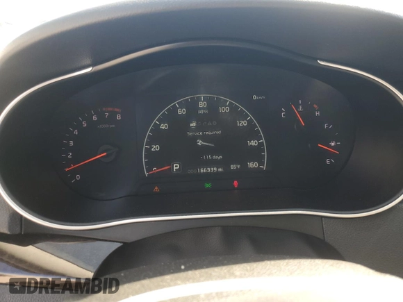 2014 Kia Cadenza Premium with VIN KNALN4D72E5148526, listed as a Copart auction lot 47541465 with 166,339 mi miles and Clean Title. Bid and sale history available at carsss.com. Image 9.