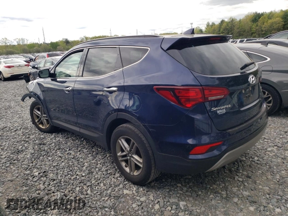 2017 Hyundai Santa Fe 2.4L z VIN 5XYZUDLB5HG483135, wystawiony jako Copart lot #55426735 z przebiegiem 93 470 mil mil oraz Szkoda całkowita • Salvage title. Historia ofert i sprzedaży dostępna na DreamBid. Obrazek 2.