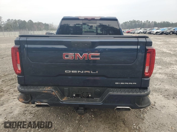 2020 GMC Sierra 1500 Denali with VIN 1GTU9FEL7LZ367359, listed as a Copart auction lot 48793545 with 53,607 mi miles and Salvage Title. Bid and sale history available at DreamBid. Image 6.