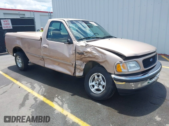 1997 Ford F-150 with VIN 1FTDF17W9VNA84250, listed as a IAAI auction lot 42149320 with 85,297 mi miles and . Bid and sale history available at DreamBid. Image 1.