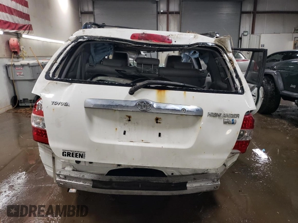 2006 Toyota Highlander z VIN JTEDW21AX60013815, wystawiony jako Copart lot #51011785 z przebiegiem 258 280 mil mil oraz Nie do naprawy • Non repairable. Historia ofert i sprzedaży dostępna na DreamBid. Obrazek 6.