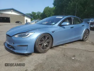 2021 Tesla Model S Long Range with VIN 5YJSA1E58MF440345, listed as a Copart auction lot 60188245 with Not provided miles and Salvage title. Bid and sale history available at DreamBid. Image 1.