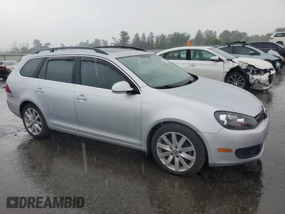 2012 Volkswagen Jetta TDI w/Sunroof & Nav with VIN 3VWPL7AJ1CM641355, listed as a Copart auction lot 62521145 with 94,791 mi miles and Salvage title. Bid and sale history available at DreamBid. Image 4.