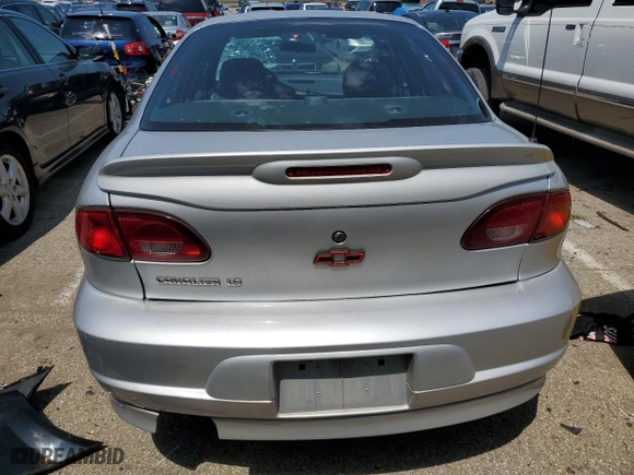 2002 Chevrolet Cavalier LS Sport with VIN 1G1JH52F827255851, listed as a Copart auction lot 59697263 with 59,608 mi miles and Salvage Title. Bid and sale history available at carsss.com. Image 6.