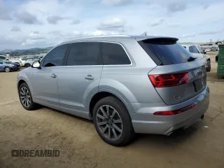 2017 Audi Q7 Premium Plus with VIN WA1LAAF78HD024906, listed as a Copart auction lot 50955025 with 124,894 mi miles and Salvage title. Bid and sale history available at DreamBid. Image 2.