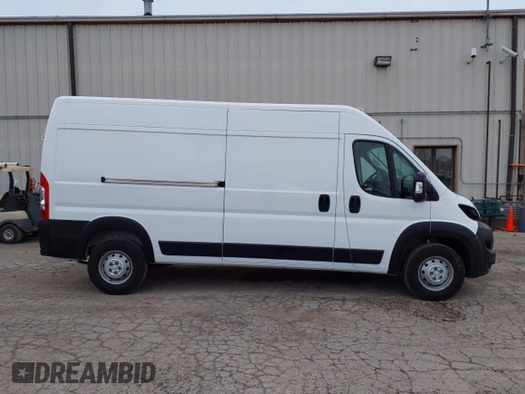 2023 Ram ProMaster Cargo with VIN 3C6LRVDG9PE603061, listed as a IAAI auction lot 41978109 with 12,921 mi miles. Bid and sale history available at carsss.com. Image 14.