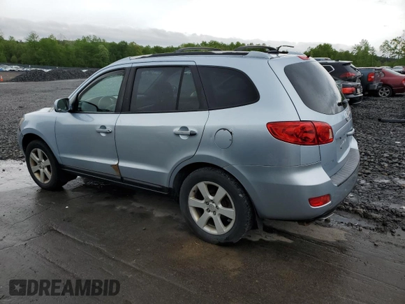 2007 Hyundai Santa Fe SE with VIN 5NMSH73E07H040588, listed as a Copart auction lot 56698875 with 177,099 mi miles and Salvage title. Bid and sale history available at DreamBid. Image 2.