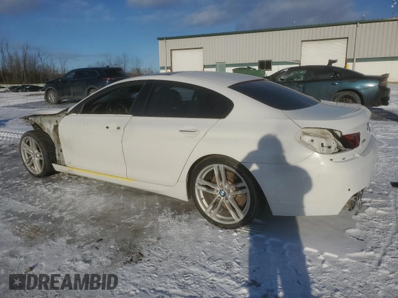 2017 BMW 6 Series 640i xDrive with VIN WBA6D2C59HGT66279, listed as a Copart auction lot 43651245 with 126,899 mi miles and Non Repairable. Bid and sale history available at carsss.com. Image 2.