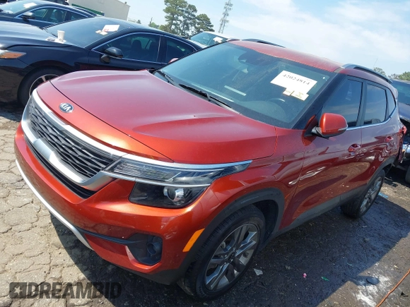 2021 Kia Seltos S with VIN KNDEU2AA1M7159622, listed as a IAAI auction lot 42024814 with 67,670 mi miles and . Bid and sale history available at DreamBid. Image 17.