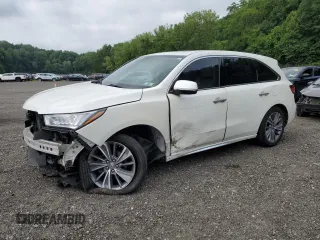 2018 Acura MDX Technology with VIN 5J8YD4H51JL004915, listed as a Copart auction lot 63223695 with 82,828 mi miles and Salvage title. Bid and sale history available at DreamBid. Image 1.