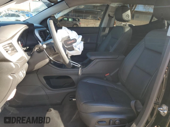 2023 GMC Acadia SLT with VIN 1GKKNMLS6PZ191836, listed as a Copart auction lot 80385554 with 23,940 mi miles and Salvage Title. Bid and sale history available at DreamBid. Image 7.
