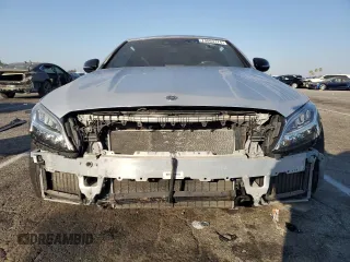 2018 Mercedes-Benz C 63 S AMG with VIN WDDWK8HB3JF738372, listed as a Copart auction lot 74063174 with 35,389 mi miles and Salvage Title. Bid and sale history available at carsss.com. Image 5.
