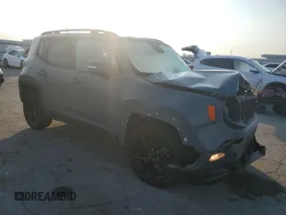 2017 Jeep Renegade Altitude with VIN ZACCJABH5HPE89956, listed as a Copart auction lot 85488764 with 111,872 mi miles and Salvage title. Bid and sale history available at DreamBid. Image 4.