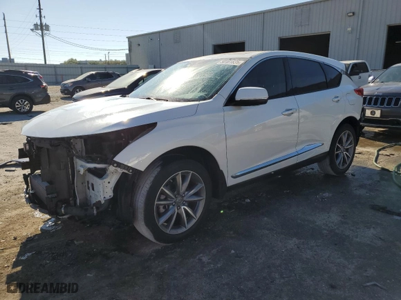 2020 Acura RDX w/Technology Pkg with VIN 5J8TC1H55LL017973, listed as a Copart auction lot 50181835 with 62,283 mi miles and Salvage Title. Bid and sale history available at carsss.com. Image 1.