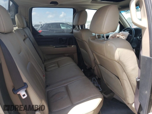 2011 Honda Ridgeline RTL with VIN 5FPYK1F59BB007045, listed as a Copart auction lot 61263715 with 159,527 mi miles and Clean title. Bid and sale history available at DreamBid. Image 11.