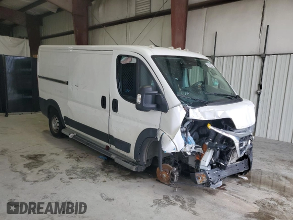 2023 Ram ProMaster Cargo with VIN 3C6LRVVG6PE579753, listed as a Copart auction lot 78207474 with Not Provided miles and Salvage Title. Bid and sale history available at DreamBid. Image 4.