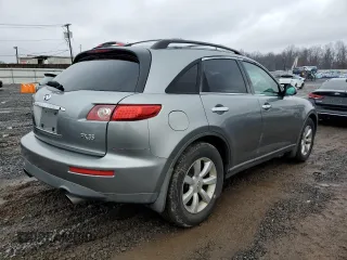 2005 Infiniti FX z VIN JNRAS08W45X205908, wystawiony jako Copart lot #85388704 z przebiegiem 233 492 mil mil oraz Tytuł czysty. Historia ofert i sprzedaży dostępna na DreamBid. Obrazek 3.
