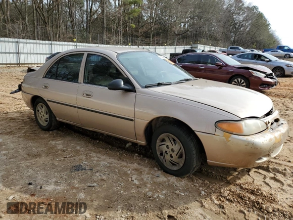 1999 Ford Escort LX with VIN 1FAFP10P6XW151186, listed as a Copart auction lot 43330275 with 88,655 mi miles and Salvage Title. Bid and sale history available at DreamBid. Image 4.